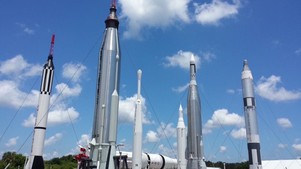 rockets kennedy space center cape canaveral florida us